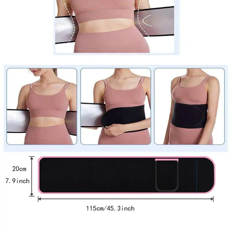 Neoprene Core Compression Belt with Adjustable Fit and Heat Retention