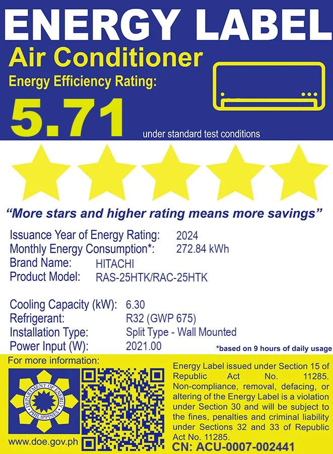 2.5 HP Split Air Conditioner Inverter with Modern Design