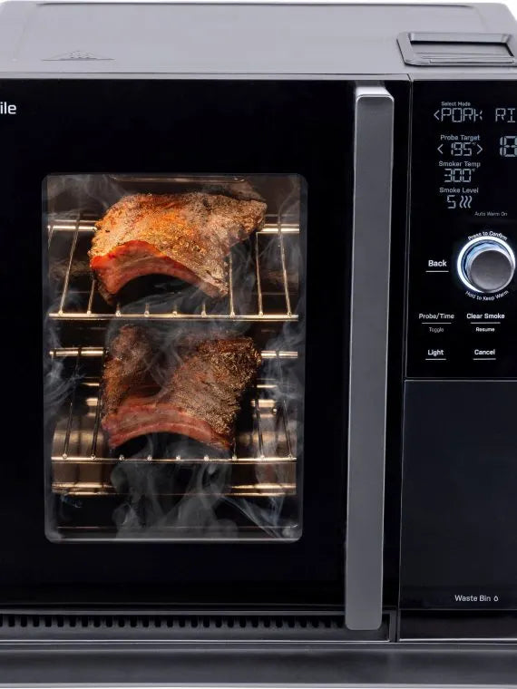 GE Profile – Smart Indoor Smoker – Black