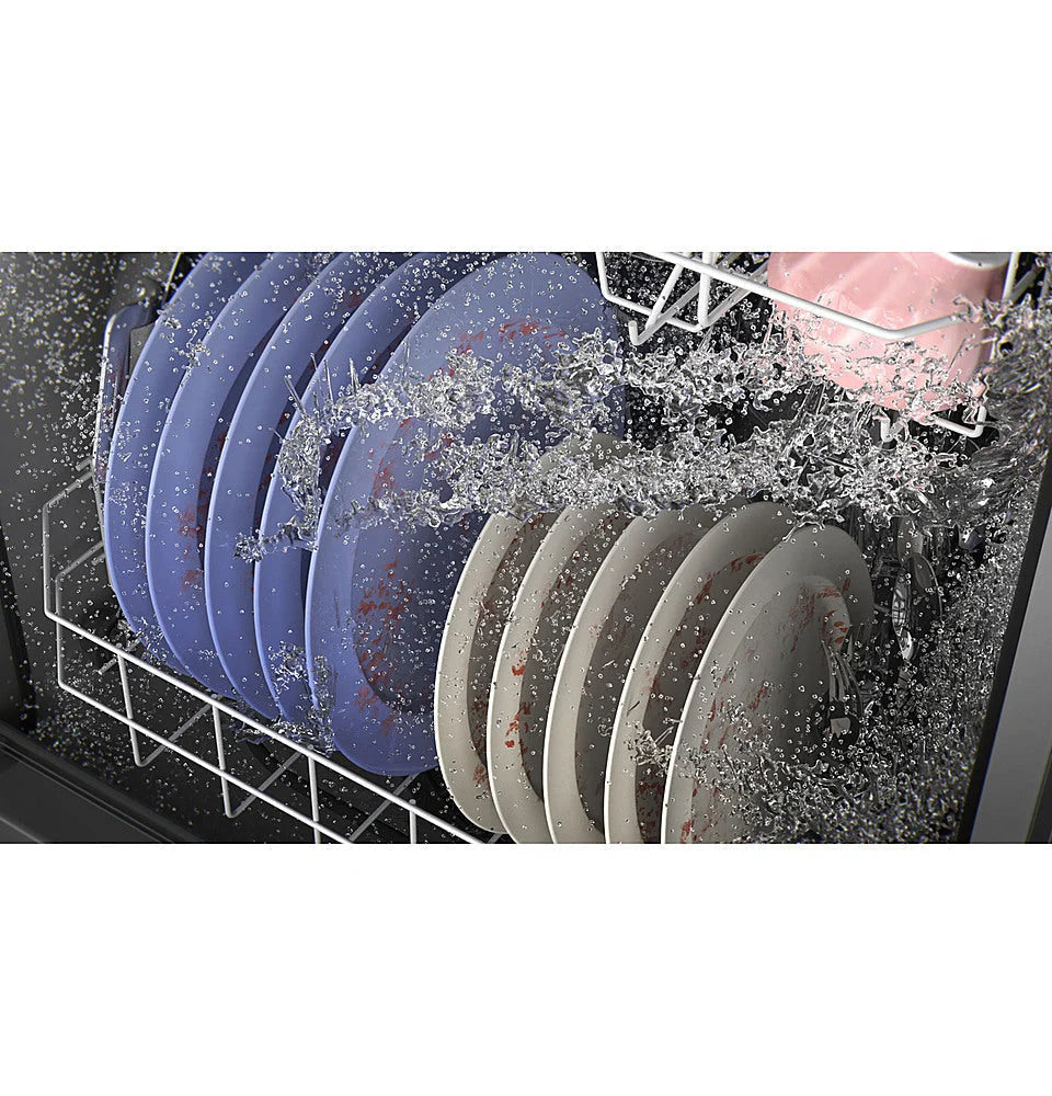 GE - Top Control Built-In Dishwasher with 3rd Rack, Dry Boost, 50 dBa - White