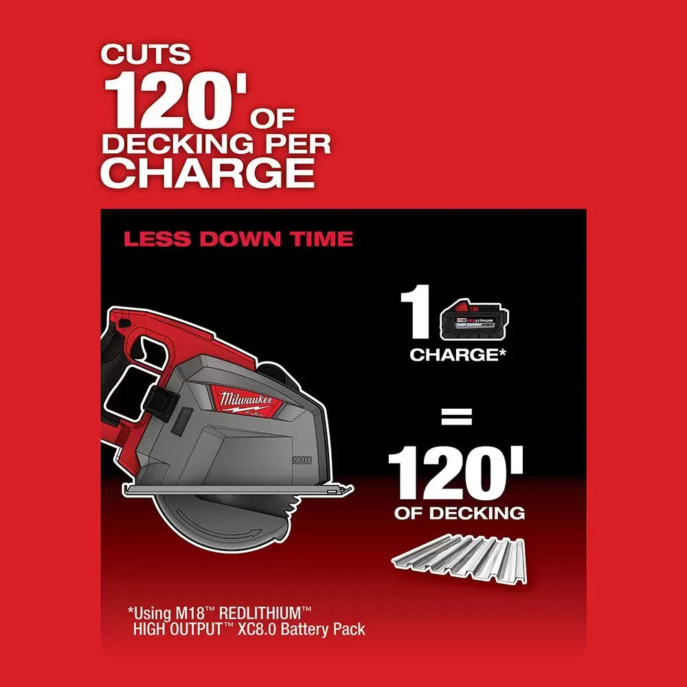 Milwaukee 2982-20 M18 FUEL 18V 8 Cordless Metal Cutting Circular Saw -Bare Tool