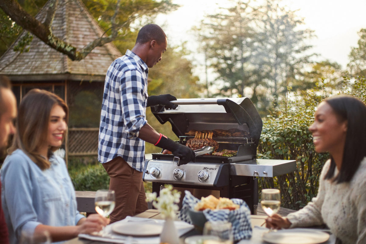 Weber - Spirit S-315 3-Burner Propane Gas Grill - Stainless Steel