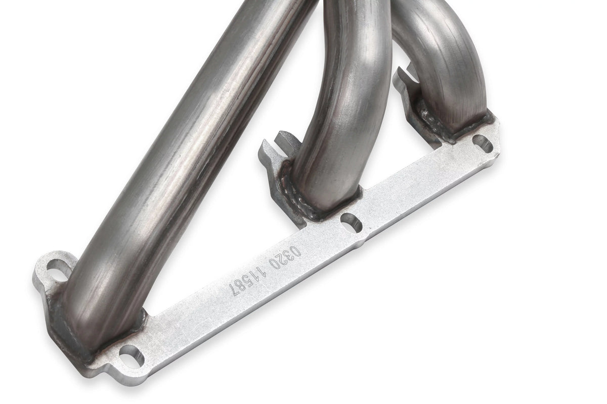 Flowtech 11587FLT Upright Headers 1-1/2 Primary, 20 Long, 27 tall, 2-1/2 x 10 Collector - 409SS Natural Finish