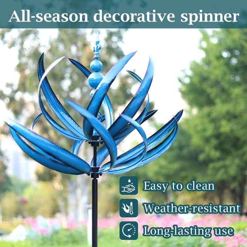 Metal Wind Spinner with Smooth Rotation Bearings for Outdoor  Gardens