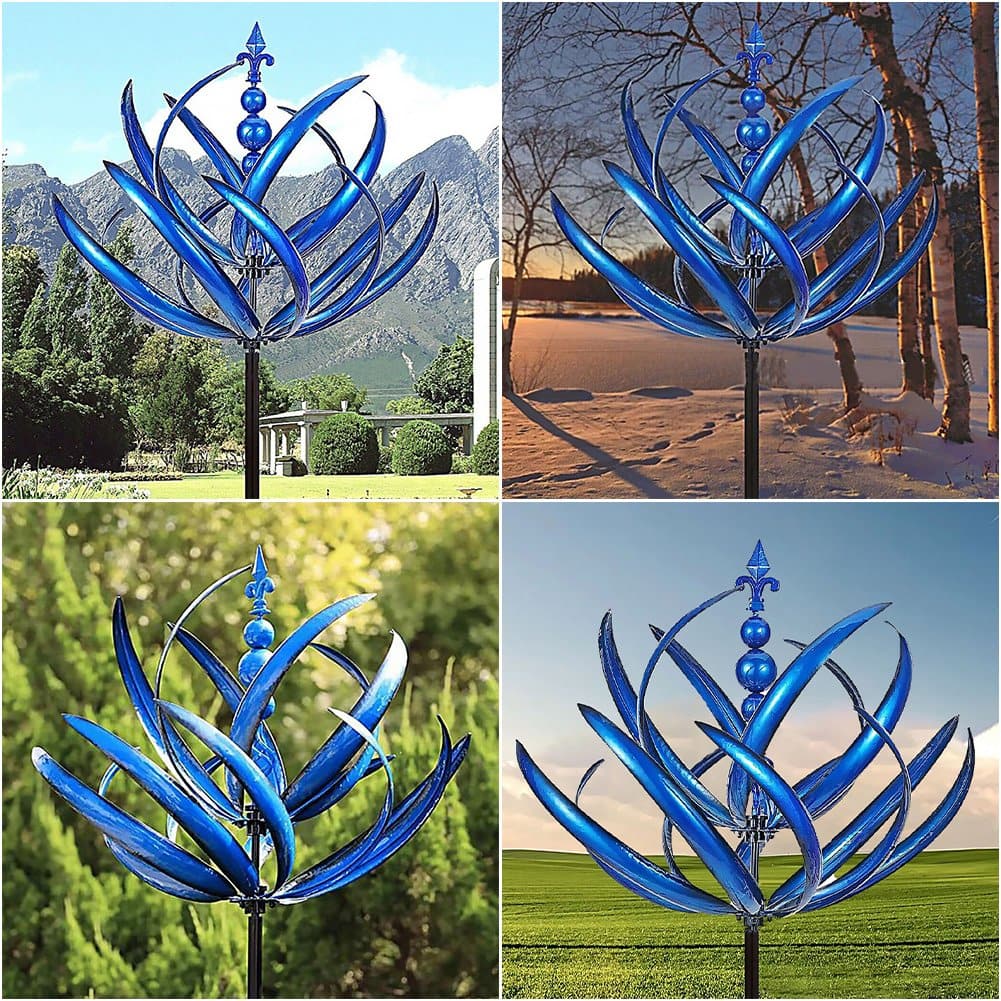 Metal Wind Spinner with Smooth Rotation Bearings for Outdoor  Gardens