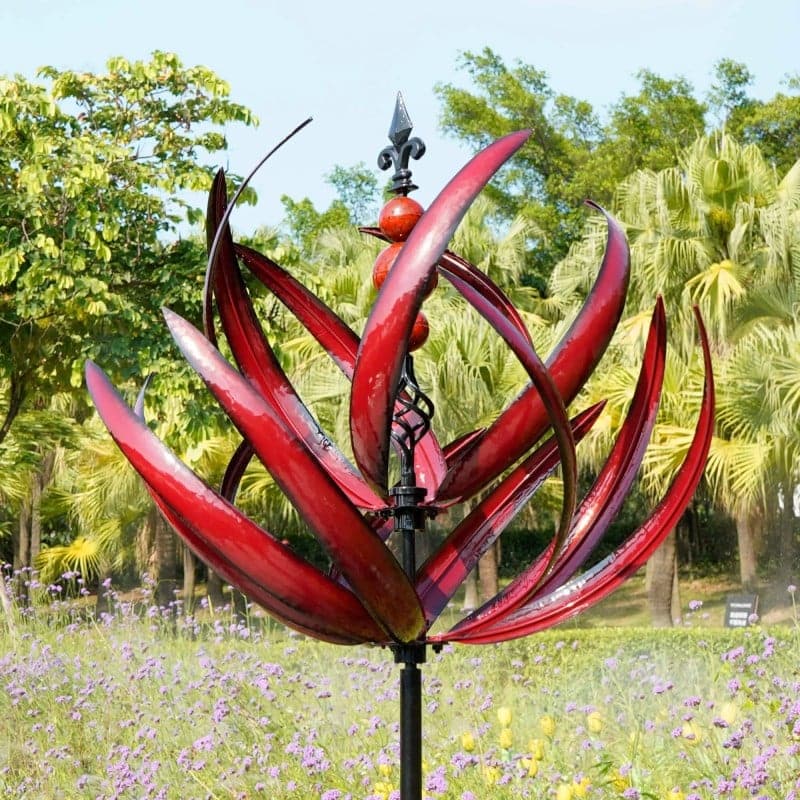 Metal Wind Spinner with Smooth Rotation Bearings for Outdoor  Gardens
