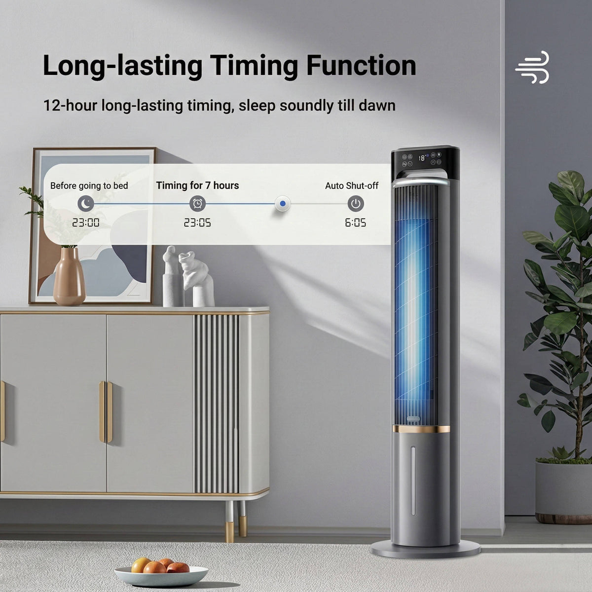 Portable Ac Unit Air Conditioner for Bedroom, Powerful and Smart Room Cooler, Windowless, Quiet for Sleep