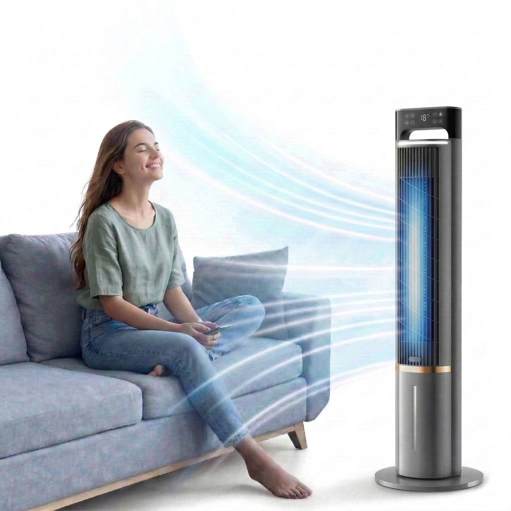 Portable Ac Unit Air Conditioner for Bedroom, Powerful and Smart Room Cooler, Windowless, Quiet for Sleep