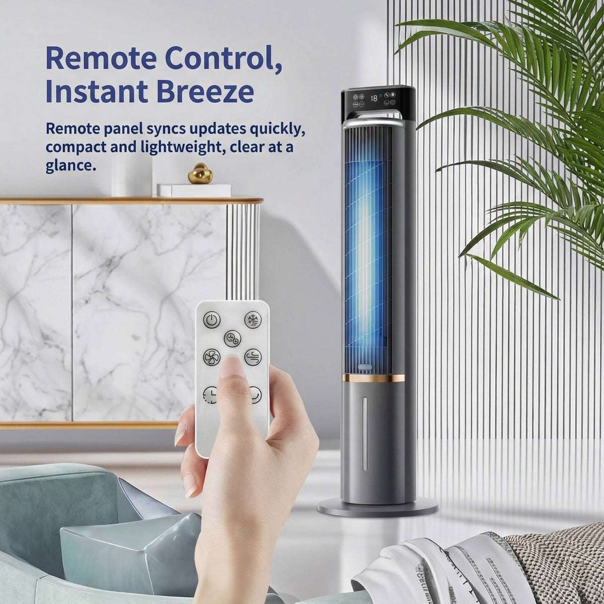 Portable Ac Unit Air Conditioner for Bedroom, Powerful and Smart Room Cooler, Windowless, Quiet for Sleep