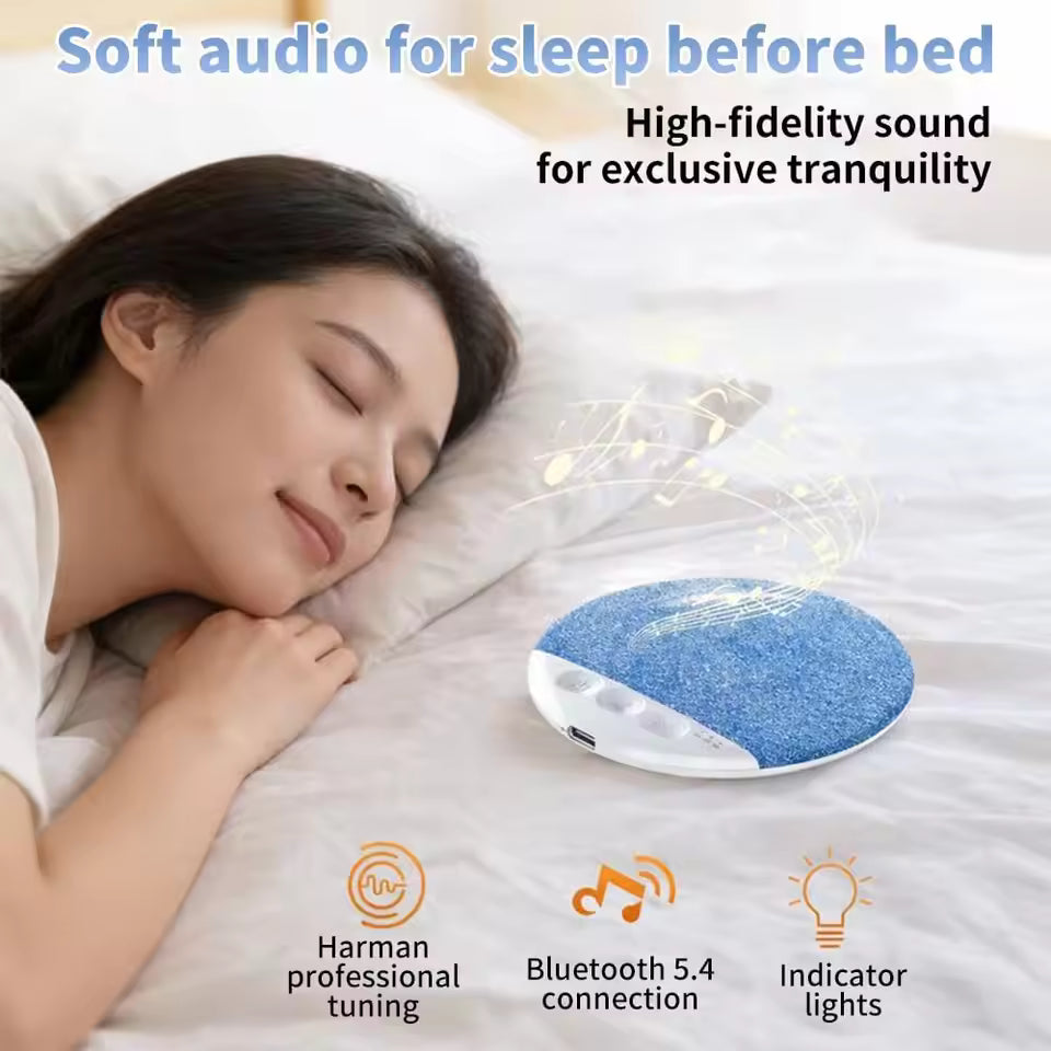 Pillow Speaker with V6.0 Wireless and Built-In White Noise, Rechargeable  Battery