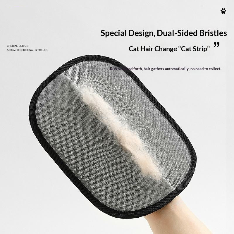 Pet Grooming Gloves with Double-Sided Texture and Washable  Design