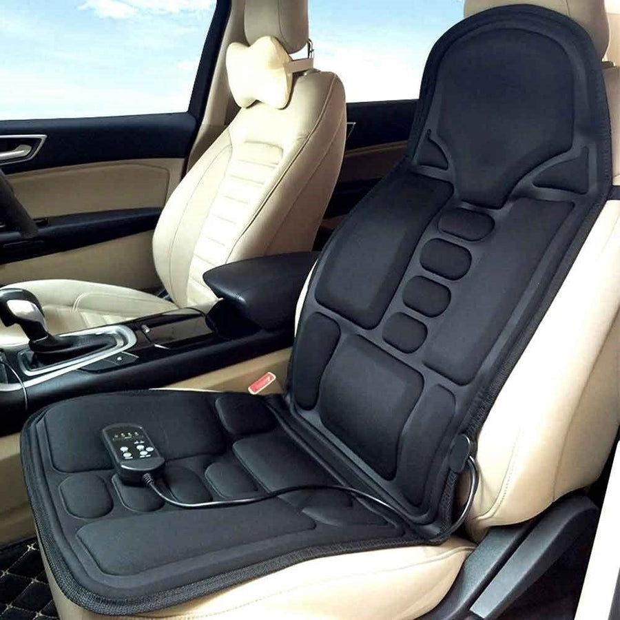 Mygametables Massage Chair Pad With Heated Back and Neck Cushion for Car and Home