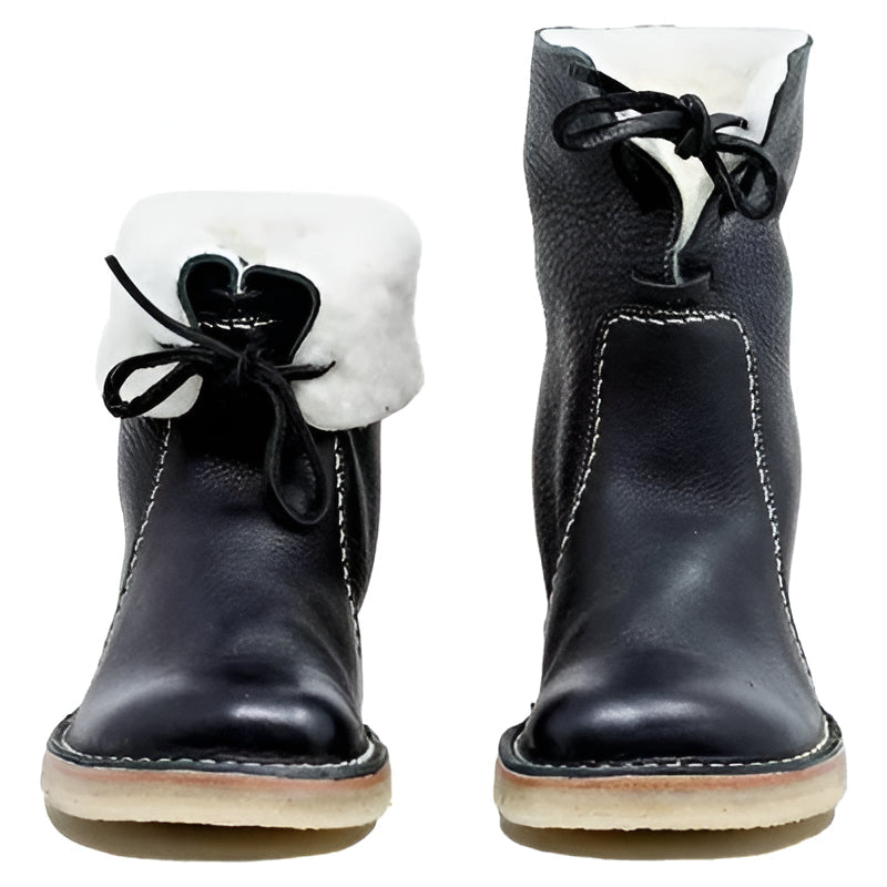 Mygametables Wool Lined Waterproof Leather Boots