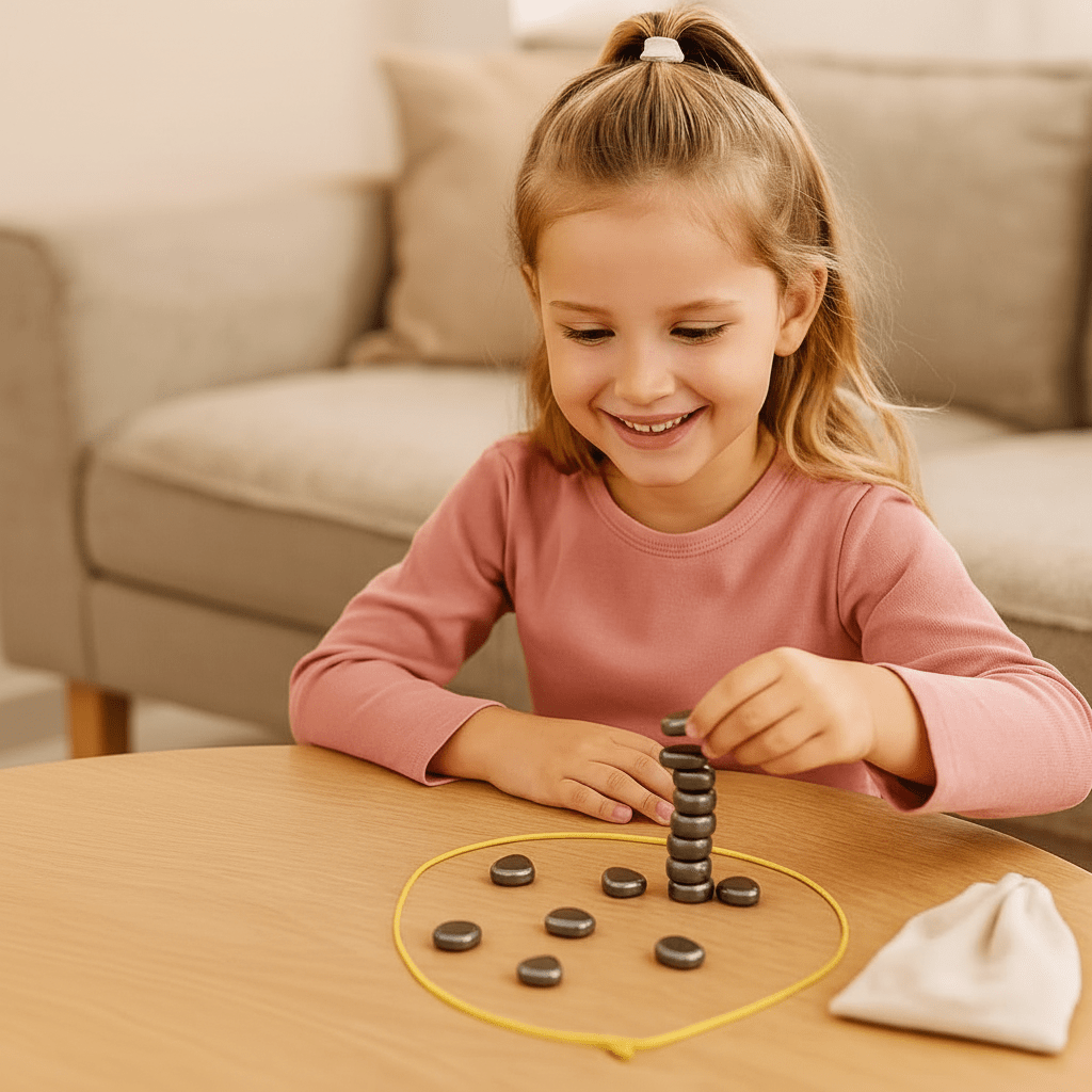 Magnetic Chess Board with Foldable Design and Complete Piece Set for Ages  6+