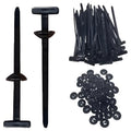 Premium Nylon Cable Ties 50 Pack Heavy Duty Self Locking Universal Zip Ties