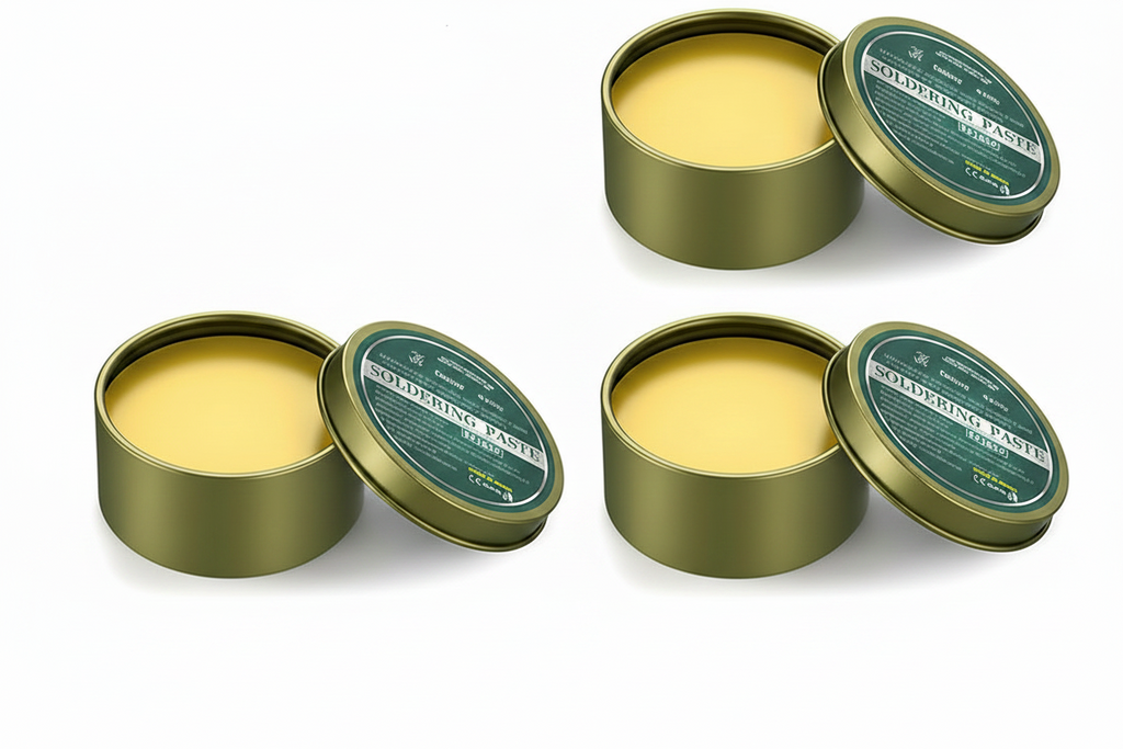 Lead-Free Soldering Flux Paste with Even Solder Flow and Iron Box Storage
