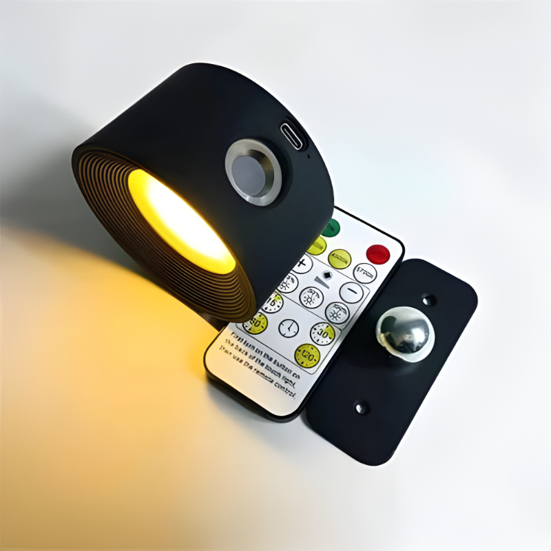 Magnetic Rechargeable Wall Light with 360 Degrees Rotation and Touch Controls, USB-C Charging