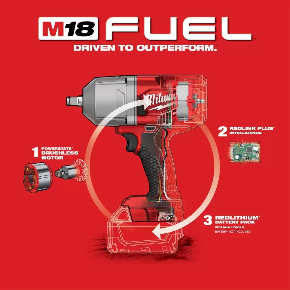 Milwaukee Pre-Sale 2767-20 M18 FUEL 18V 1/2-Inch Friction Ring Impact Wrench - Bare Tool