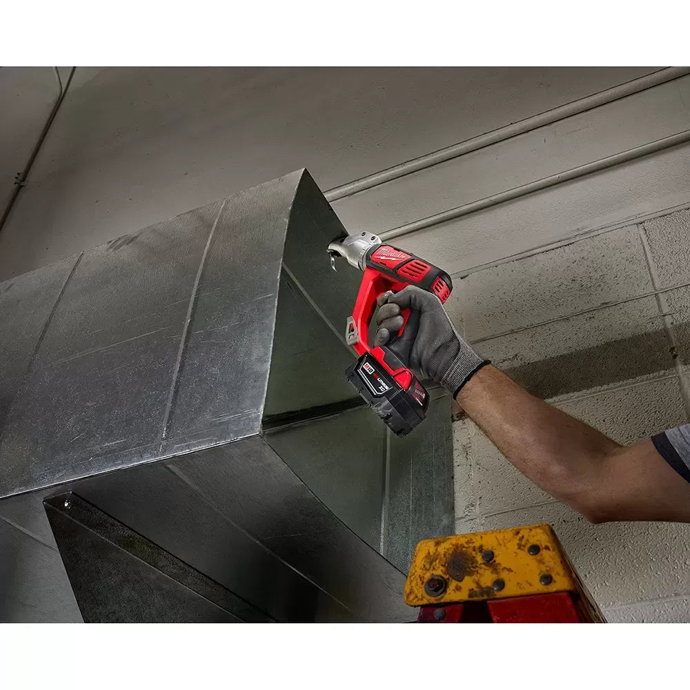 Milwaukee 2635-20 M18 18V 18 Gauge Cordless Double Cut Shear, Bare-Tool