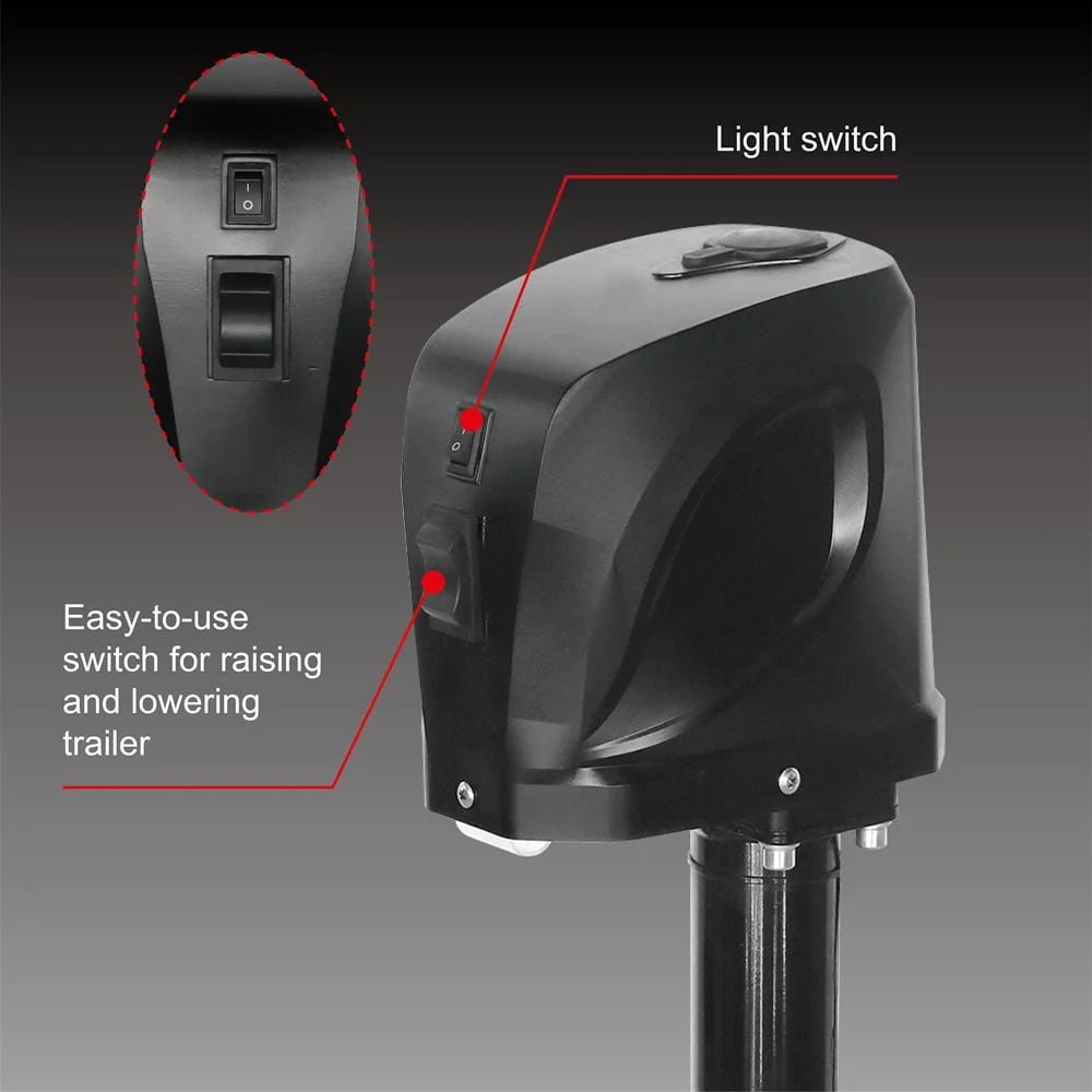 Elevate Outdoor Electric Trailer Jack - 5,000 lb. Capacity