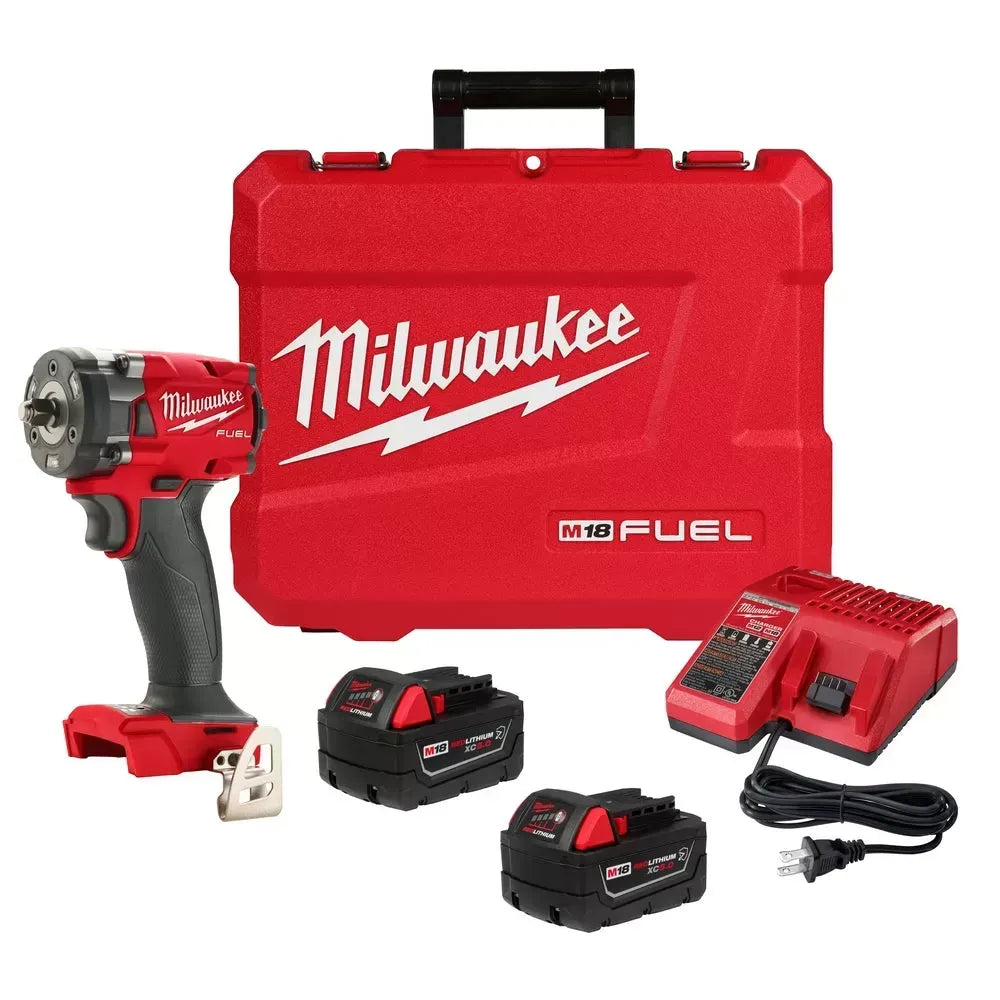 Milwaukee Pre-Sale 2854-22R M18 FUEL 18V 3/8 Compact Impact Wrench w/ Friction Ring Kit