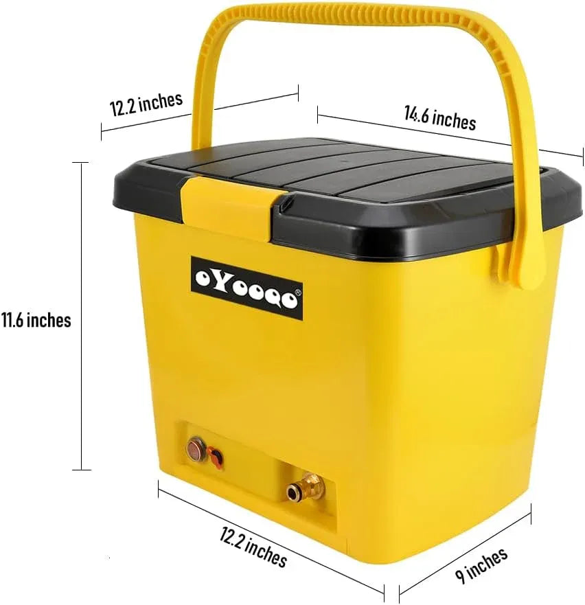 Portable Pressure Washer | 5 Gal Tank | 255 PSI | 45-Min Runtime | Versatile for Car Wash, Dog Bath, Home & Patio, & Portable Camping Shower | Durable Design for RV, Overland & Beach Adventures