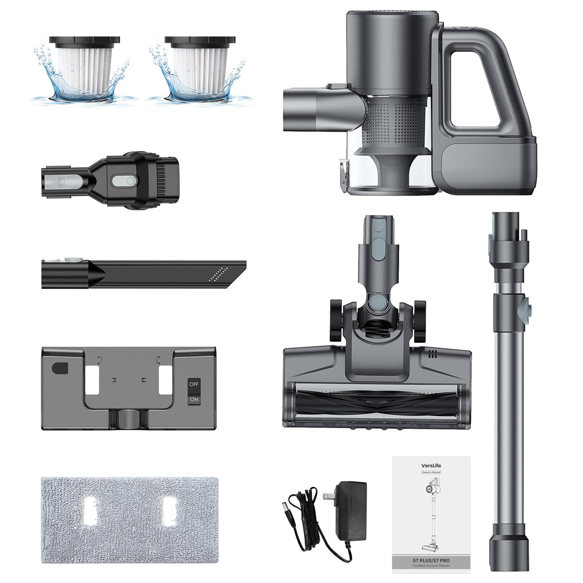 Cordless 2-in-1 Vacuum Cleaner and Mop