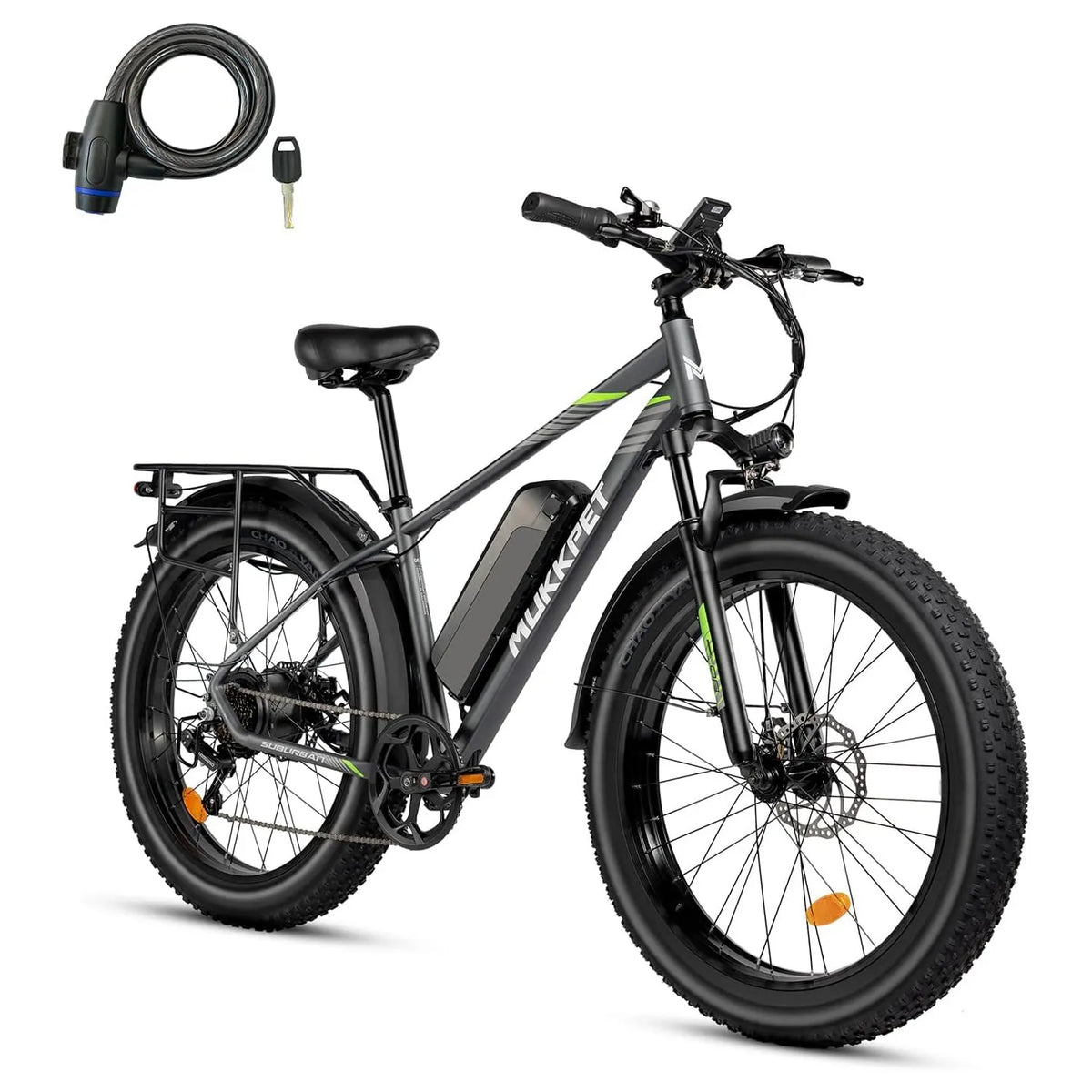 ✨Mukkpet Suburban 750W Electric Bike for Adults