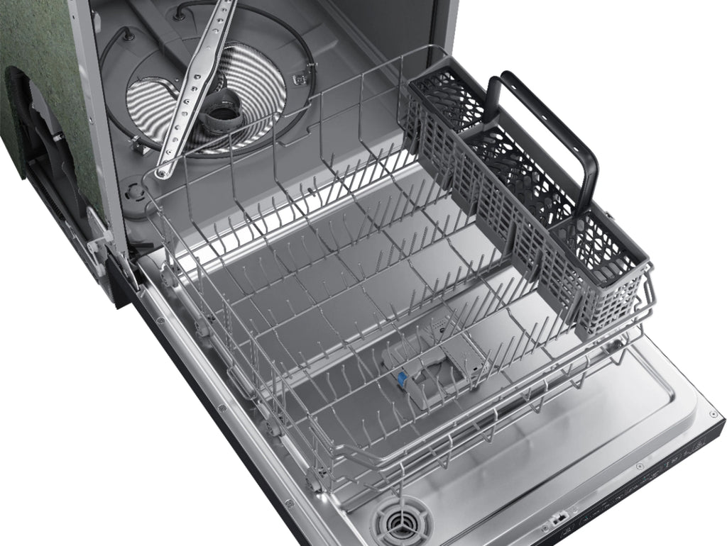 Samsung - 24 Top Control Built-In Dishwasher - Black stainless steel