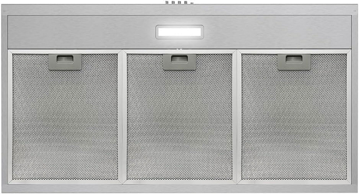 Streamline 36 in. Longhena Convertible Undermount Range Hood in Brushed Stainless Steel with Mesh Filters, Push Button Control, LED Light