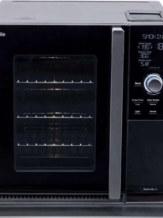 GE Profile – Smart Indoor Smoker – Black
