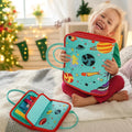 Interactive Fabric Activity Book with Zippers, Buttons and Laces for Toddlers