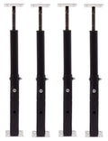 Akron Products Adjustable Floor Jack (Model C-3), Akron Jacks Floor Jacks, Telescoping Jack for Temporary Support, Size Range 1'7''-3' (Fоur Расk)