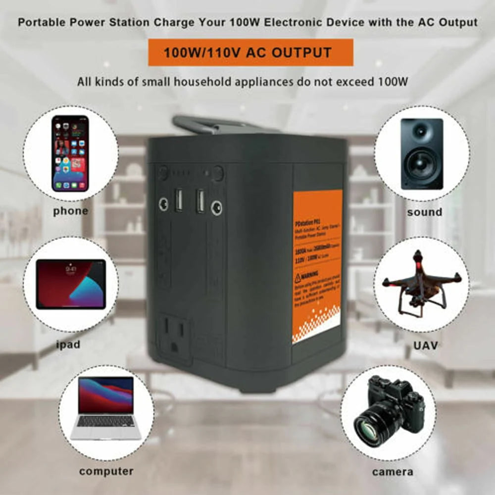 26800mAh Car Jump Starter Booster Jumper Box Power Bank Battery Charger Portable
