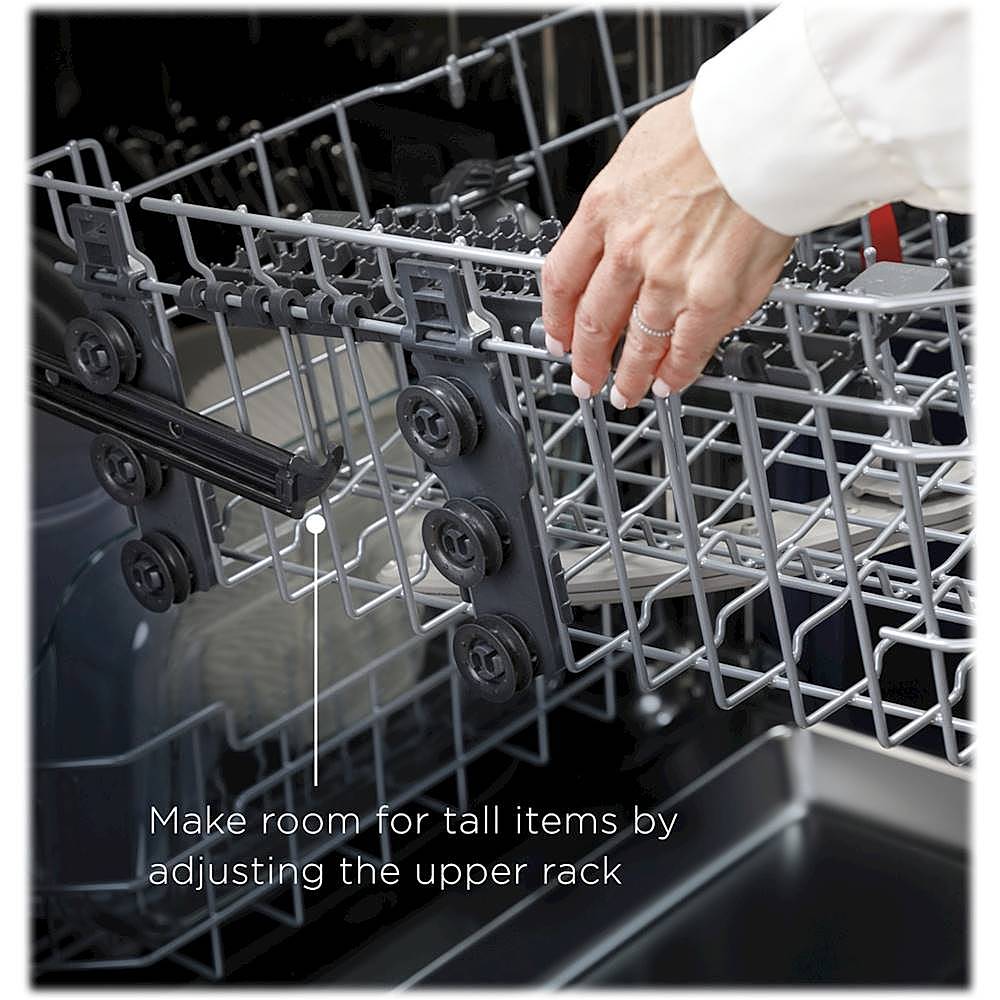 GE - 24 Top Control Tall Tub Built-In Dishwasher - Stainless steel
