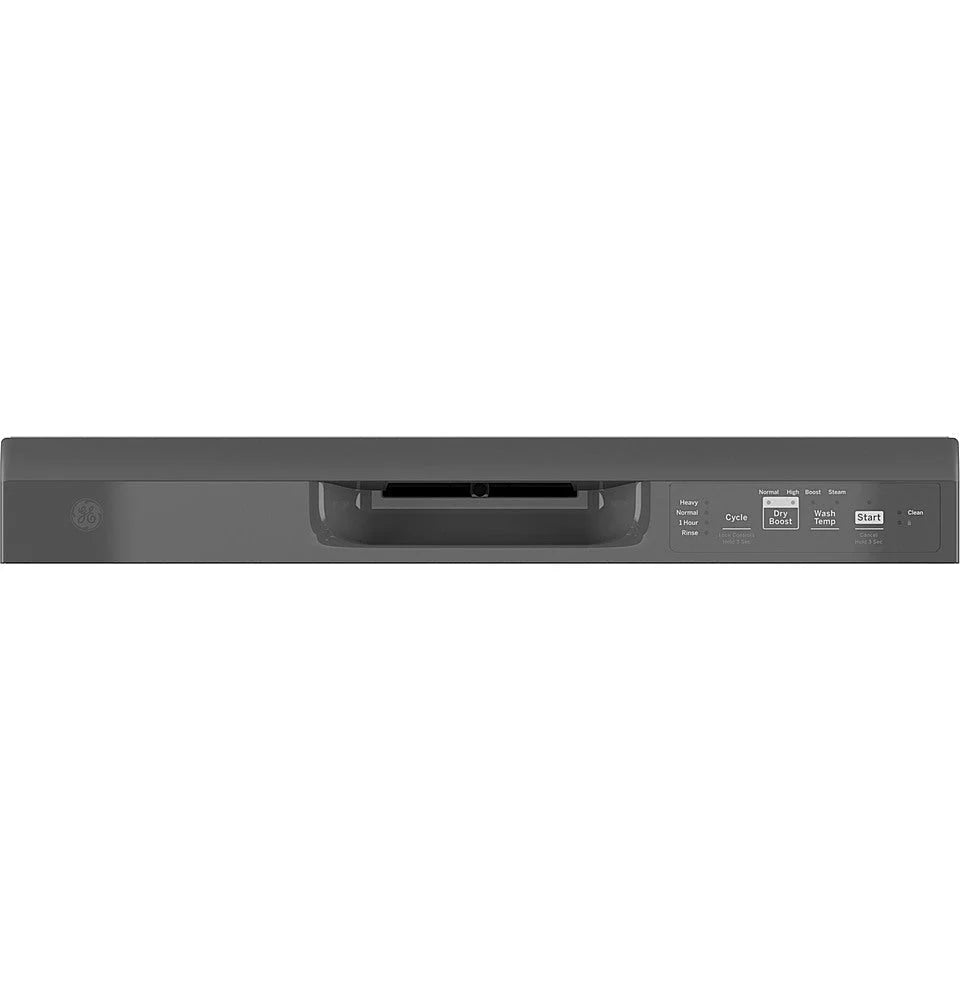 GE - Front Control Built-In Dishwasher with 59 dBA - Stainless steel