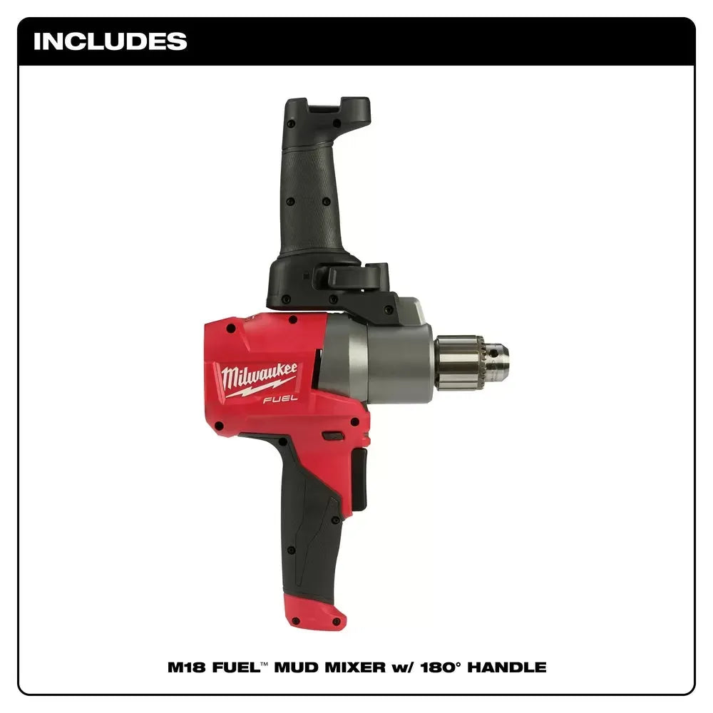 Milwaukee 2810-20 M18 FUEL 18V 1/2-Inch Variable-Speed Mud Mixer - Bare Tool