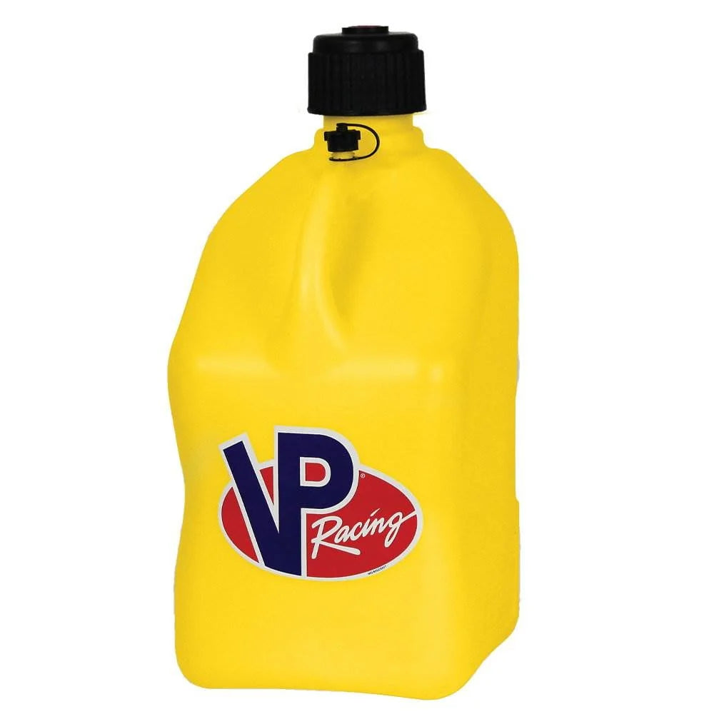 VP Racing Fuels Motorsport 5.5 Gallon Square Utility Jugs, Yellow (2 Pack)
