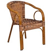 Flash Furniture Cadiz Rattan Restaurant Patio Chair