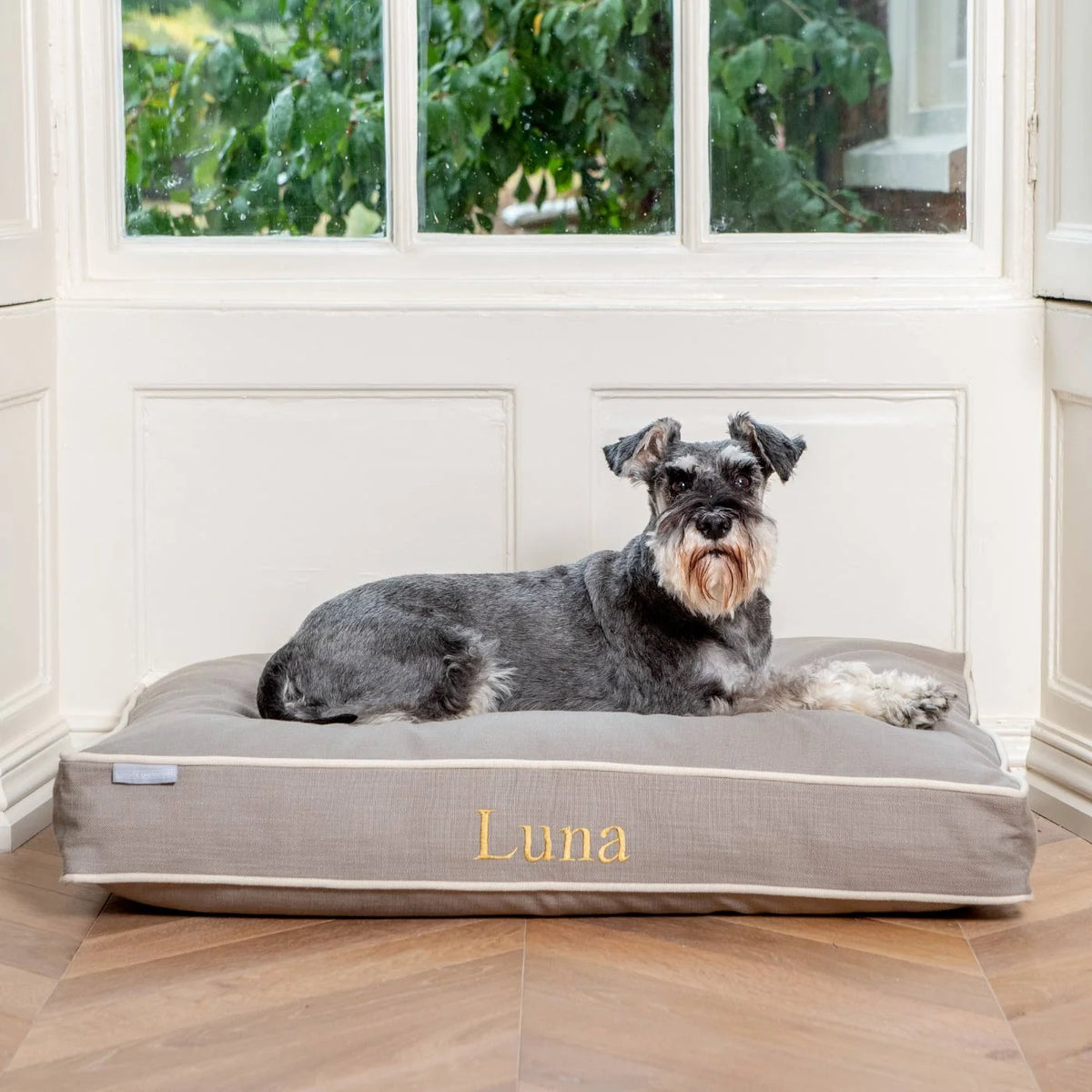 Dog Cushion in Savanna Stone