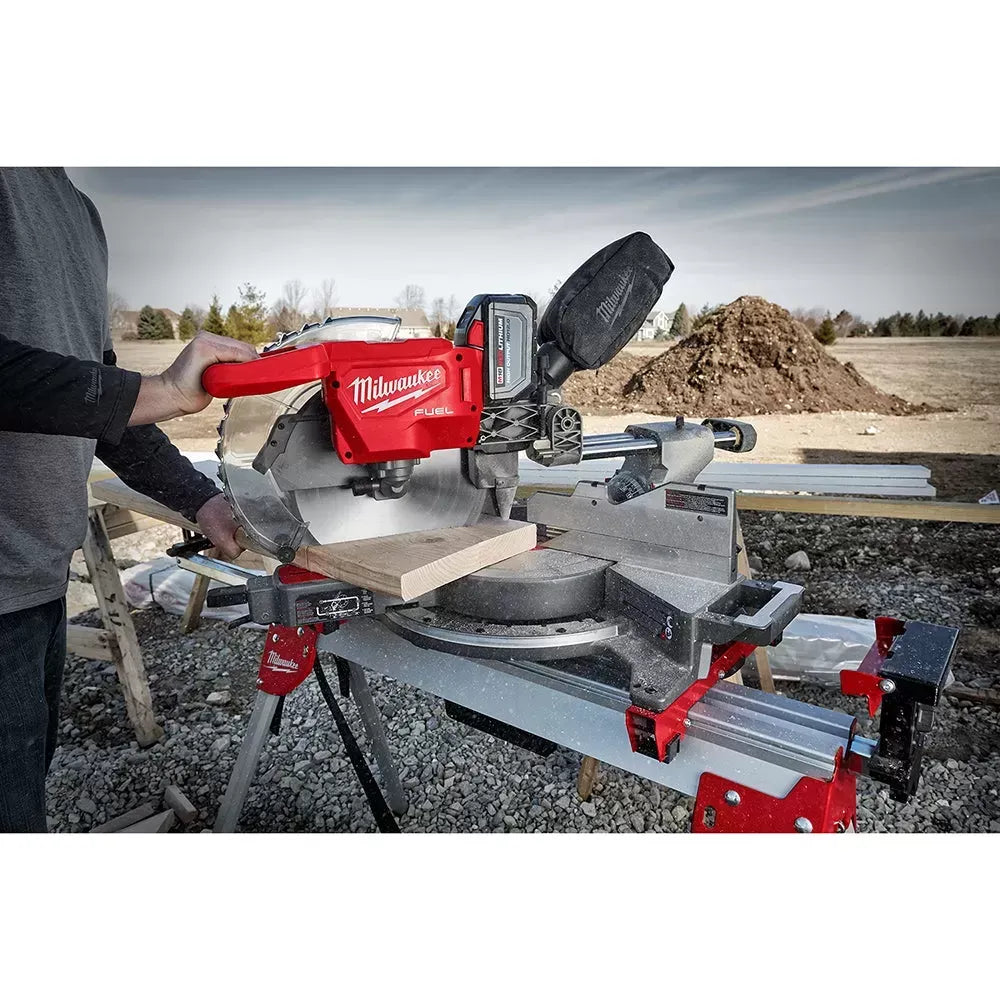Milwaukee 2739-20 M18 FUEL 18V 12 Dual Bevel Slide Compound Miter Saw-Bare Tool