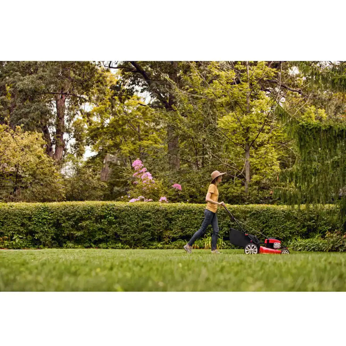 Troy-Bilt 21in. 140cc Briggs and Stratton Gas Push Lawn Mower with Rear bag and Mulching Kit Included💝 Last Day For Clearance