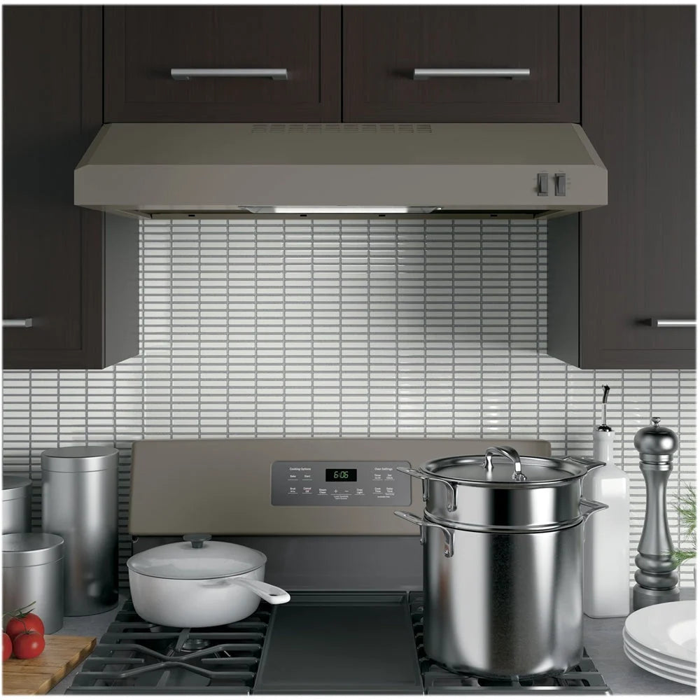 GE - 30 Convertible Range Hood - Slate
