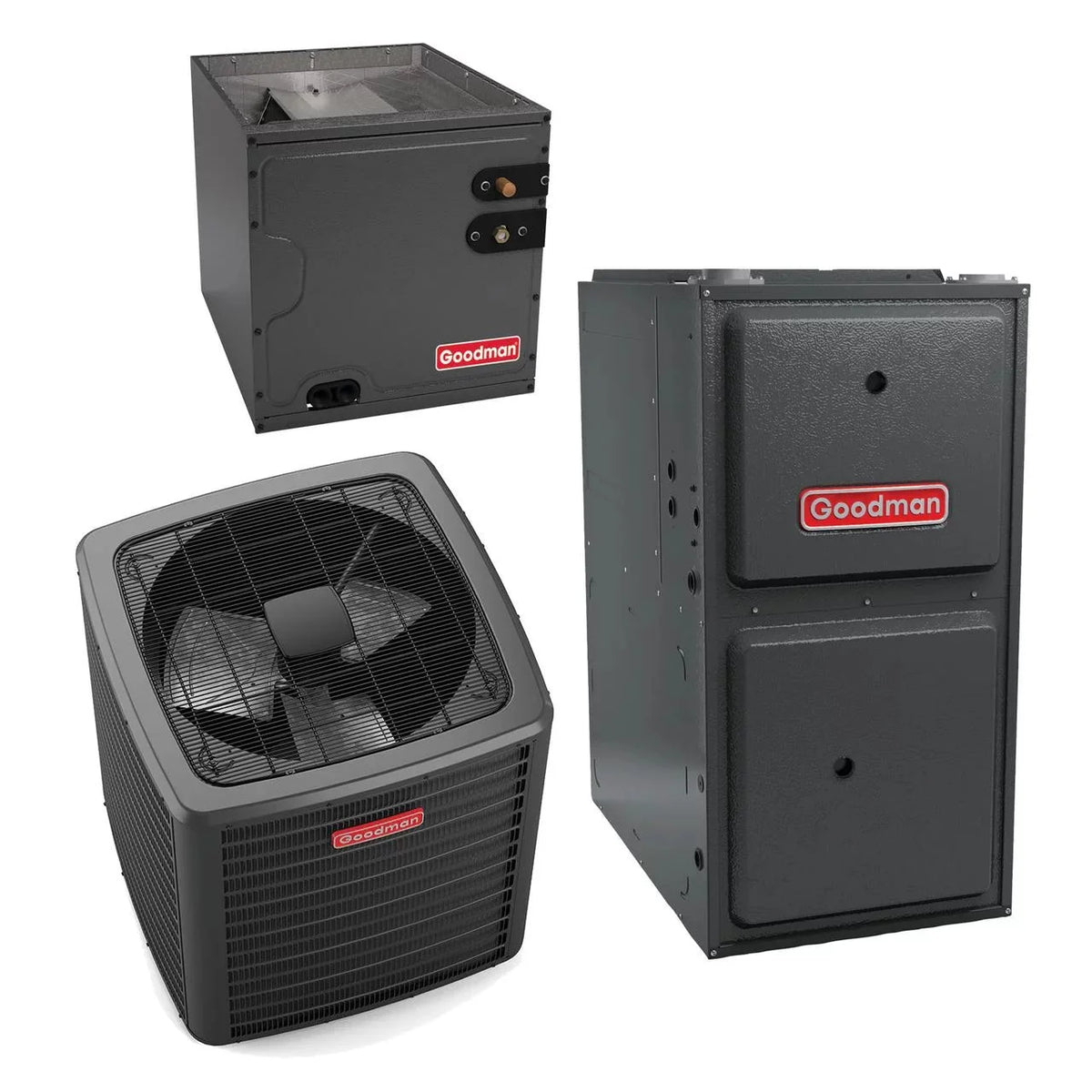 Goodman Classic Series 2.5 Ton 14.5 SEER2 80,000 Btu 92% Afue Gas System (9-Speed Motor 17.5 Wide) - GSXB403010 - CAPTA3626B4 - GM9S920803BN