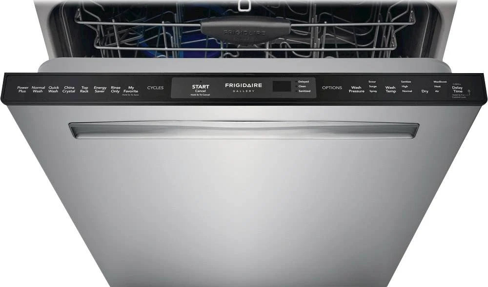 Frigidaire - Gallery 24 Top Control Tall Tub Built-In Dishwasher - Stainless steel