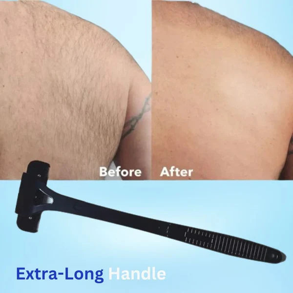 Long Handle Back Shaver for Smooth and Easy Men's Grooming