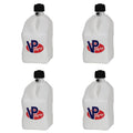 VP Racing 5.5 Gallon Motorsport Racing Fuel Utility Jugs, White (4 Pack)