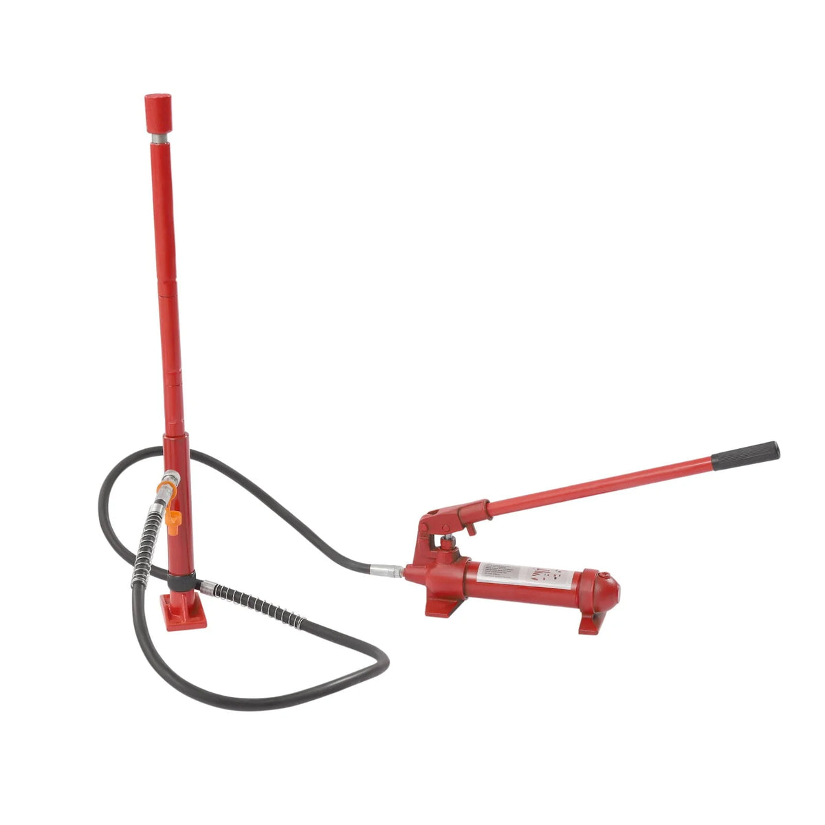 Miumaeov 4 Ton Porta Power Kit, 59 in Oil Hose Hydraulic Car Jack Ram 4.9 inch Lifting Height Autobody Frame Repair Power Tools for Truck Bed Unloader Farm Hydraulic Equipment Construction