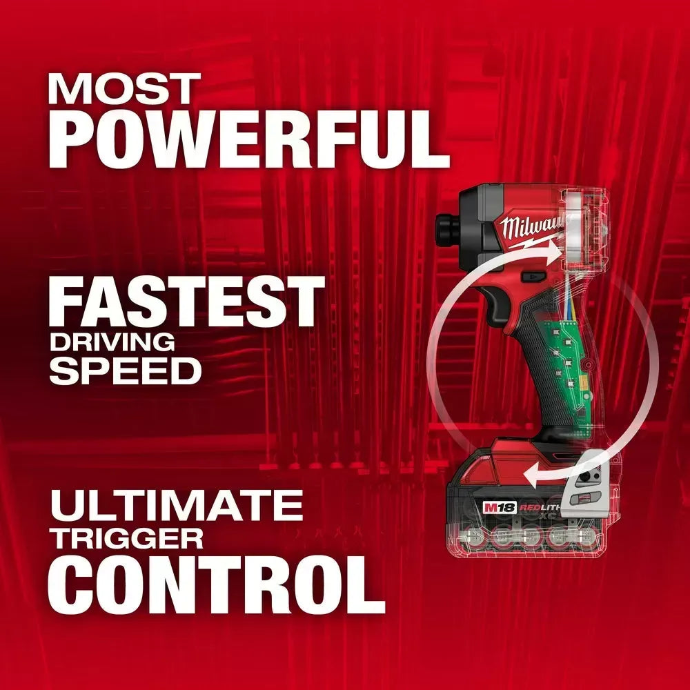 Milwaukee Pre-Sale 2953-22 M18 FUEL 18V 1/4 Hex Cordless Li-Ion Impact Driver Kit