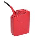 Clearance 5 Gallon 20 Liter Authentic Jerry Can with Quick Flow Rate, Leakproof Bayonet Closure and Spout, and Rust-Resistant Lining, Red